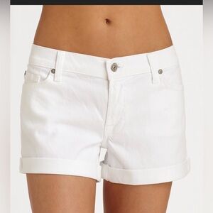 White 7 for all mankind. Denim shorts size 30 Women's Shorts